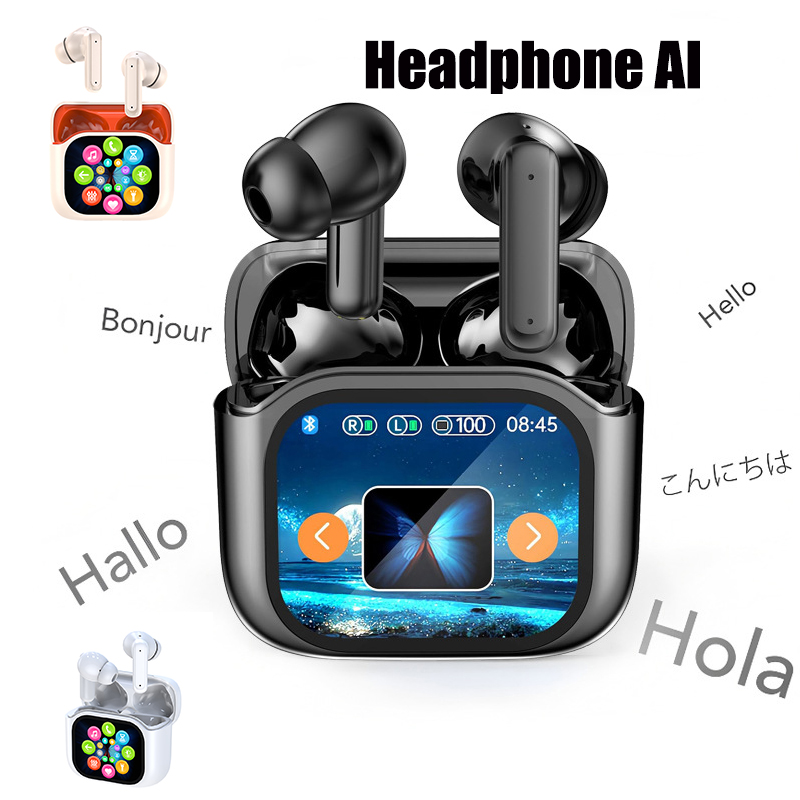 Power Bank Wireless - Smart AI Translation Bluetooth Earphones With