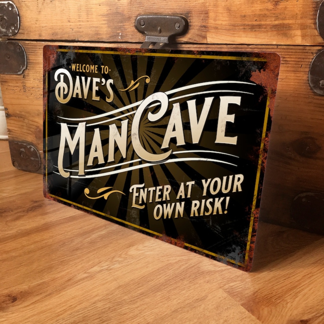 Vintage Tech Accessories - Custom Personalised Vintage Man Cave Metal