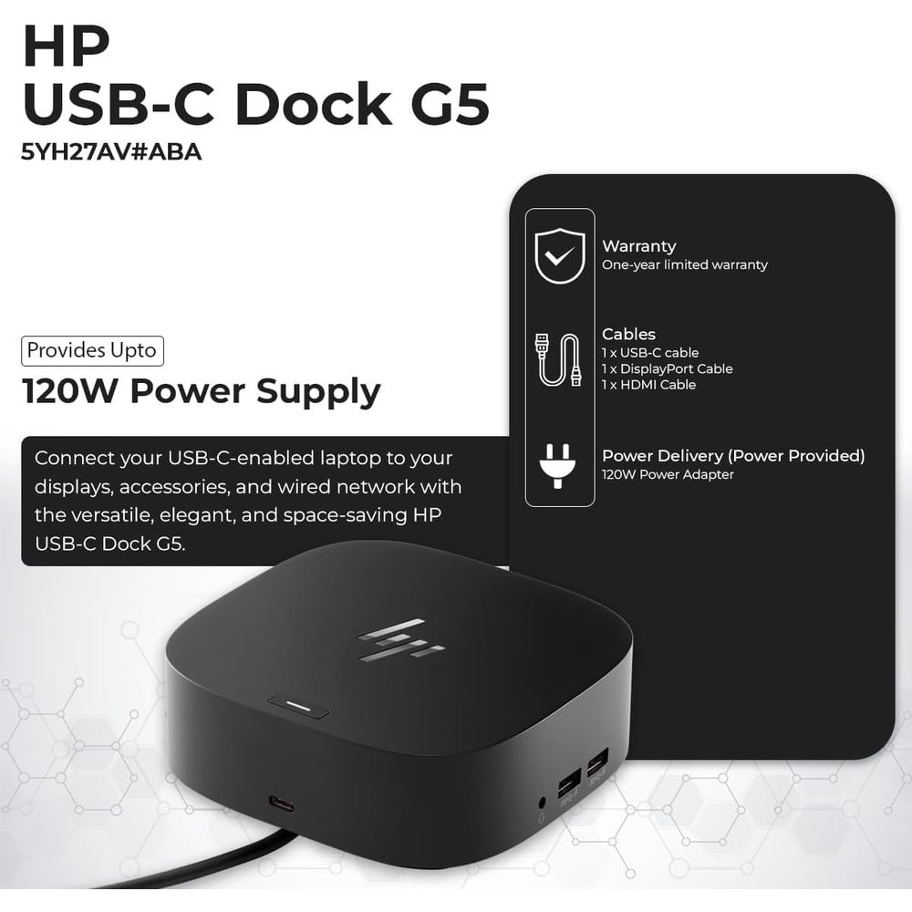 Usb C To Hdmi - Docking Station with 120W Charger, HDMI,