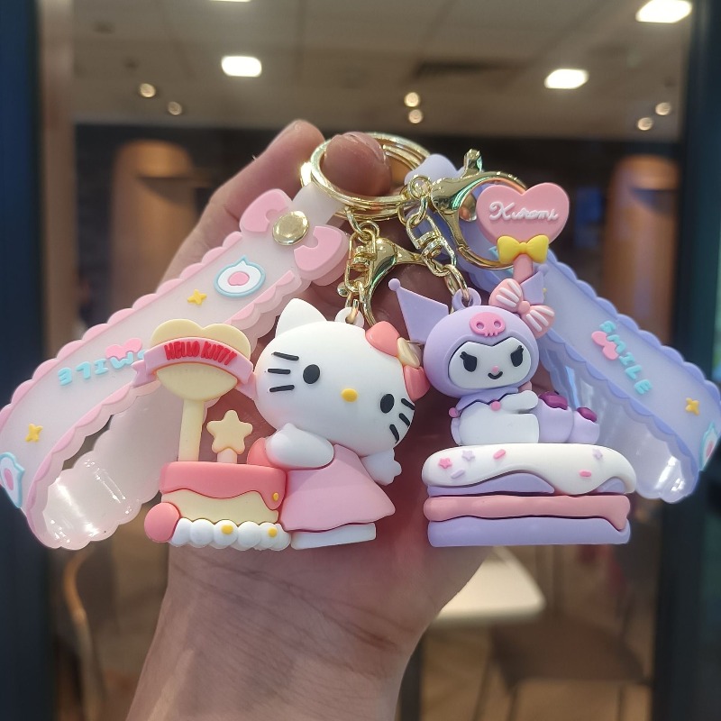 Kawaii Tech Accessories - Creative Sanrio Character Keychain Kawaii Kuromi