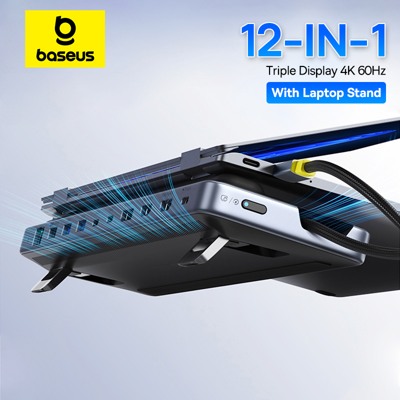 Usb C To Hdmi - Baseus EH3 12-in-1 USB C Hub