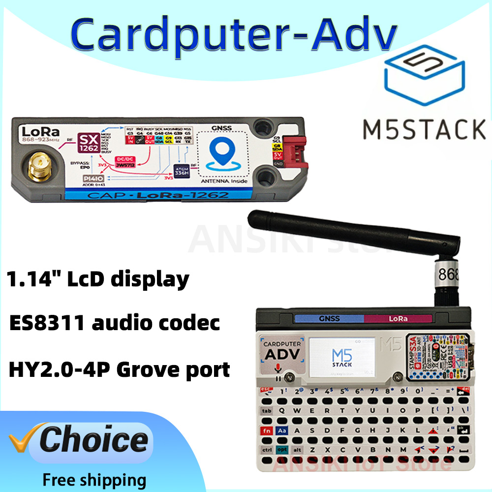 Power Bank Wireless - M5Stack Cardputer‑ADV ESP32‑S3 Programmable Dev Board