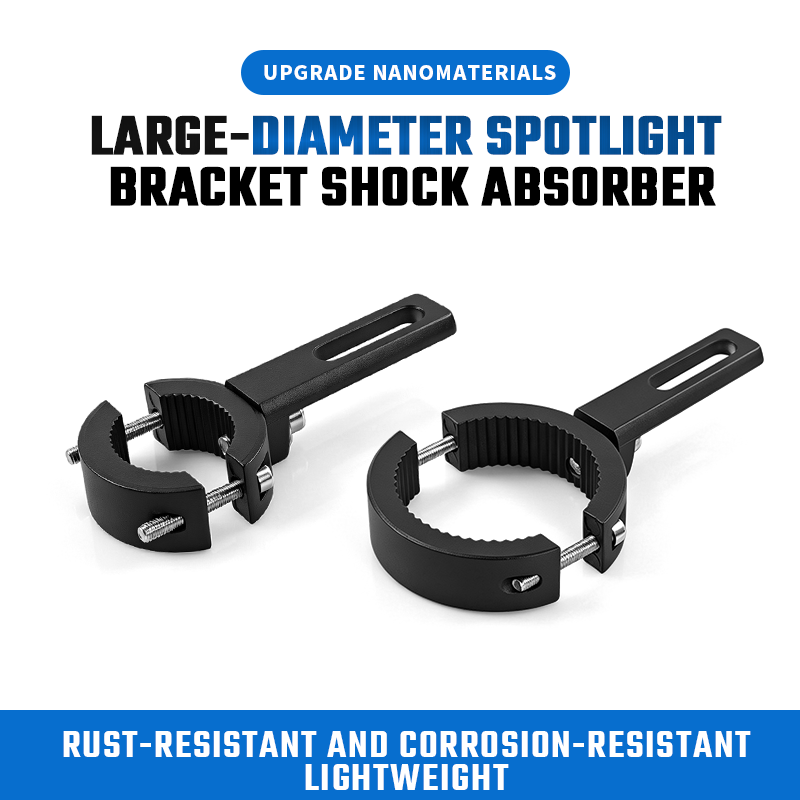 Tech Q - Motorcycle LED Spotlight Bracket Bumper Shock