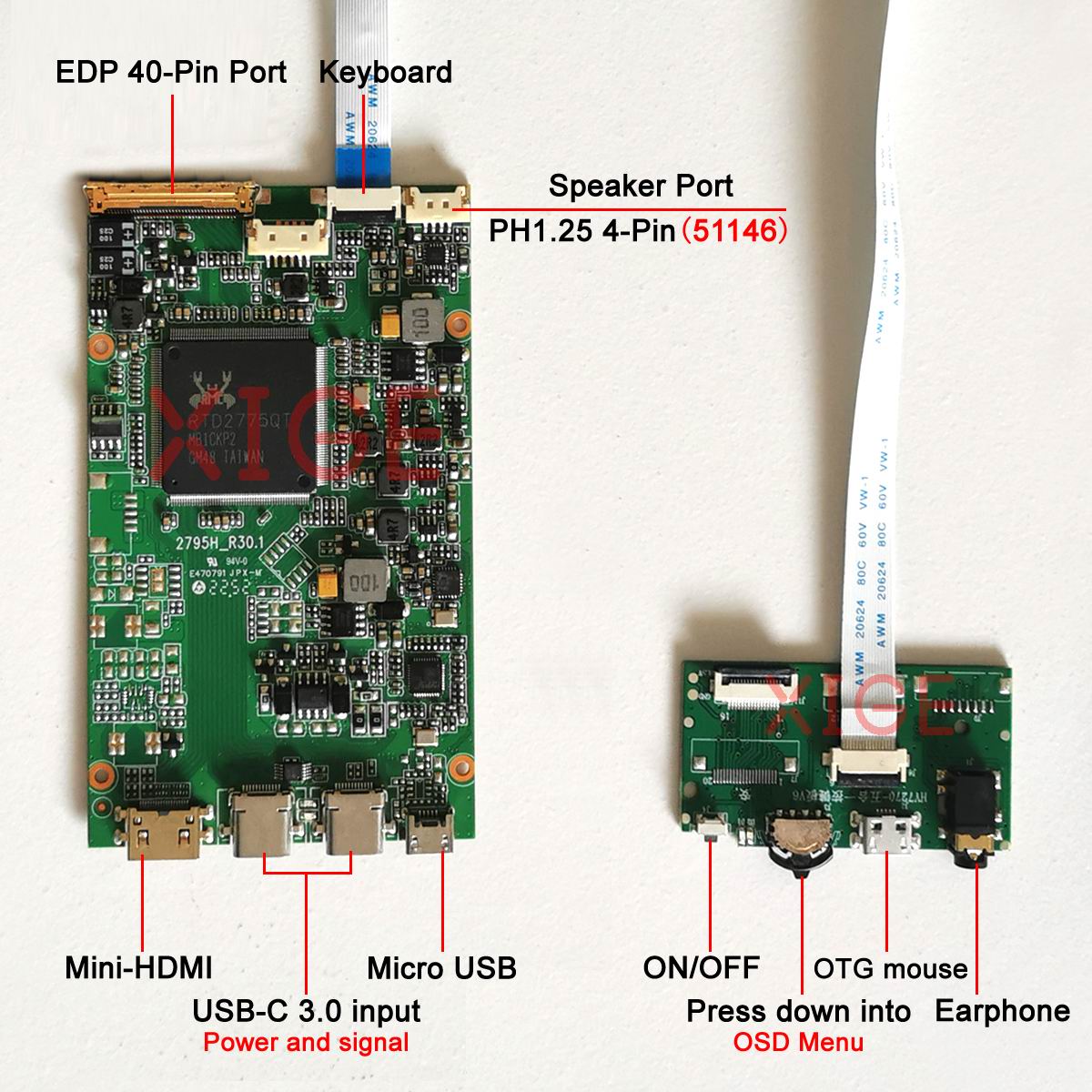 4K Controller Board Fit NV125Q – обзор и цена Usb C To Hdmi