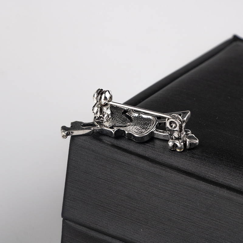 Crystal Violin Brooch Jewelry  – обзор и цена Vintage Tech Accessories