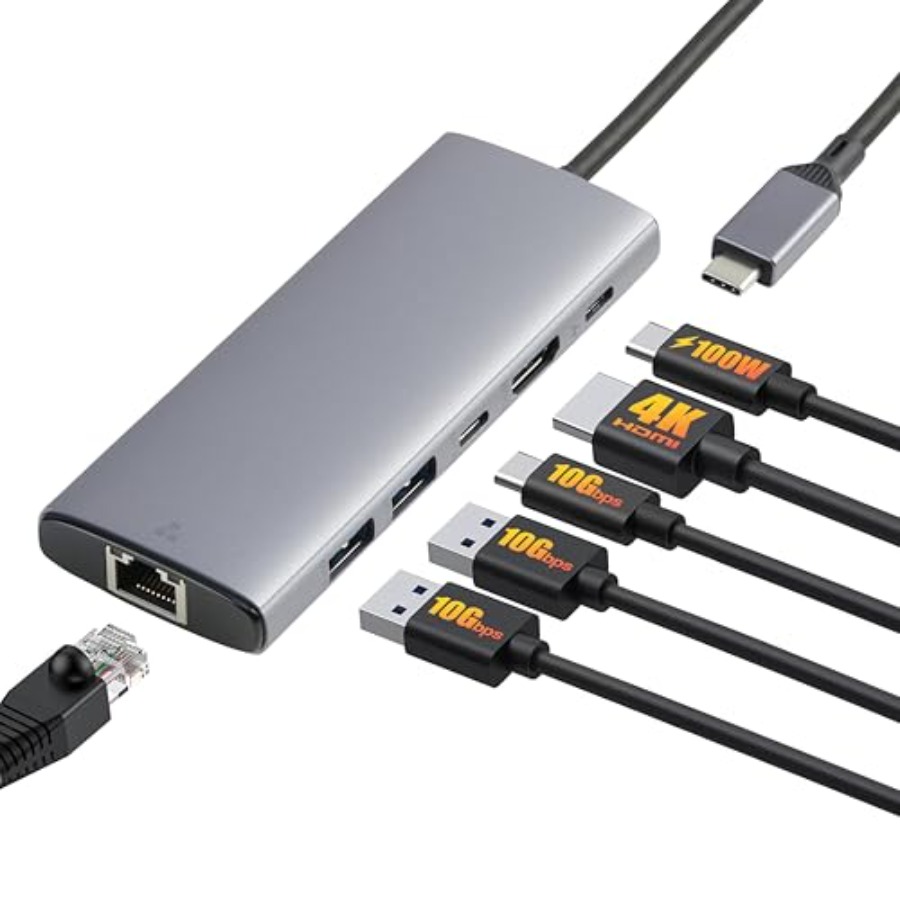 6-in-1 USB-C 3.2 10G Hub Multi – обзор и цена Usb C To Hdmi