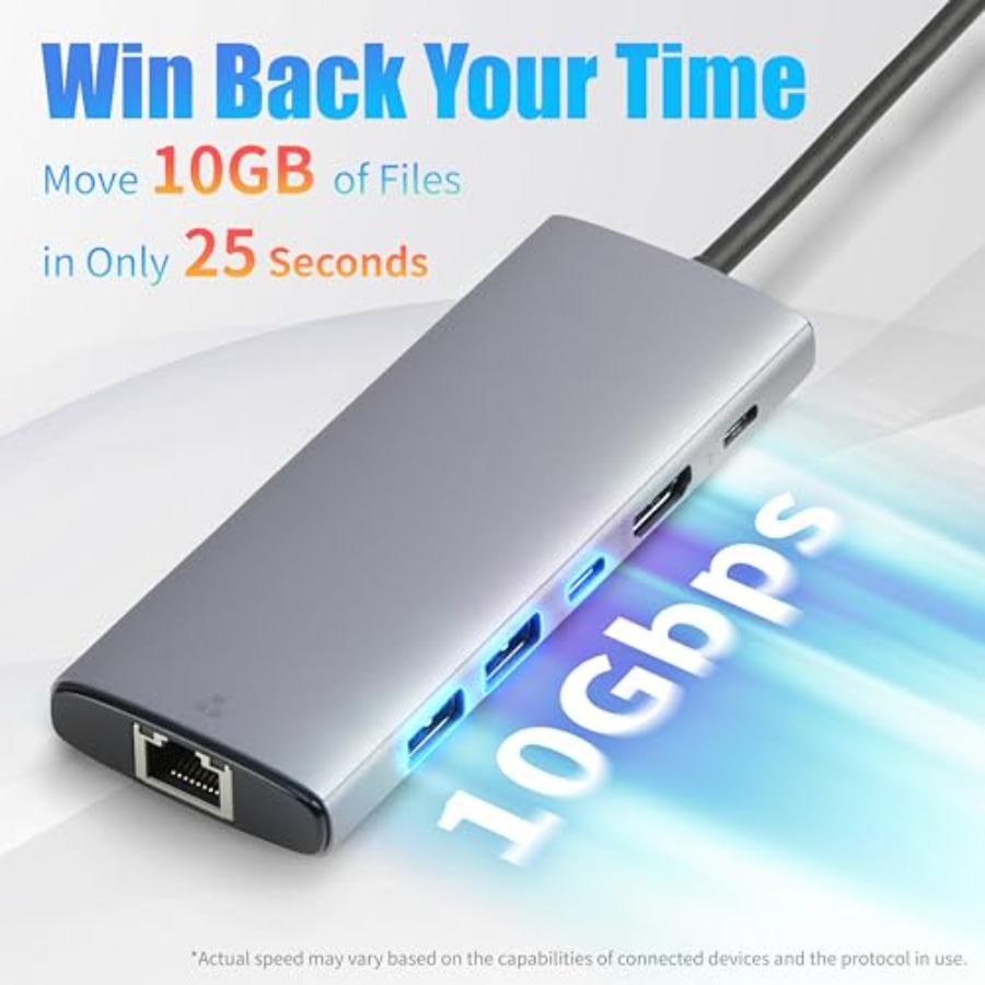 6-in-1 USB-C 3.2 10G Hub Multi – обзор и цена Usb C To Hdmi