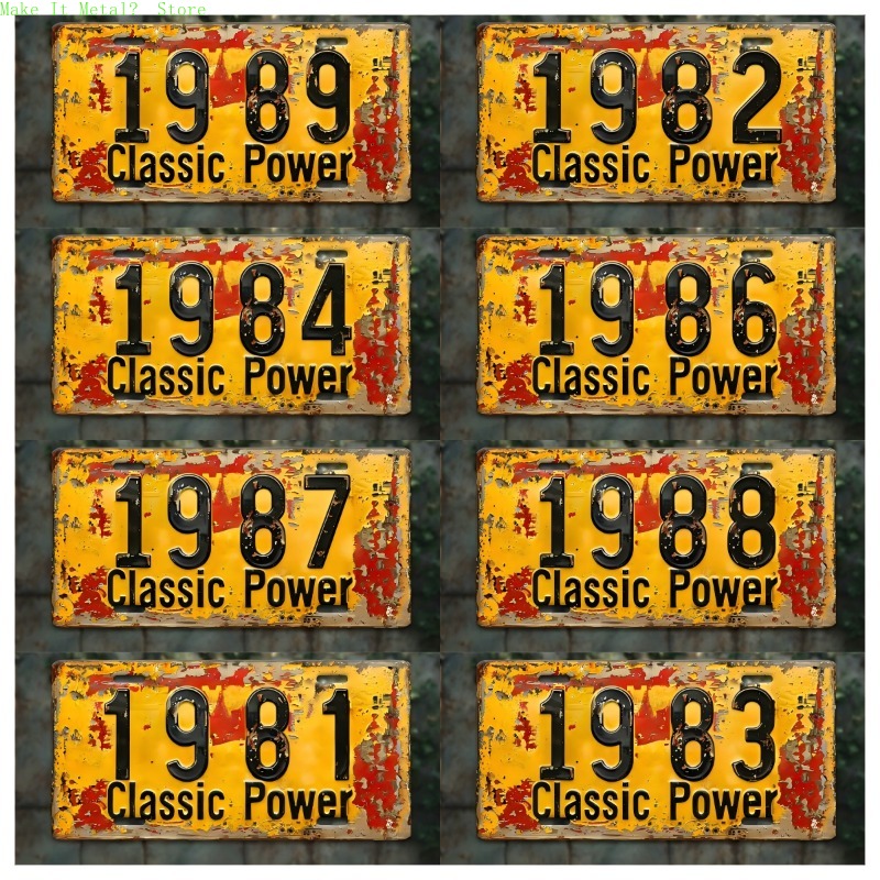 1980-1989 Vintage License Plat – обзор и цена Vintage Tech Accessories