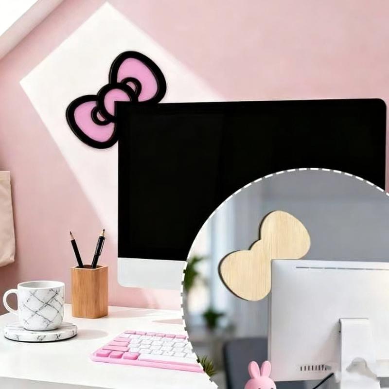 New 1/2Pcs Wooden Bowknot PC A – обзор и цена Tech Accessories For Desk