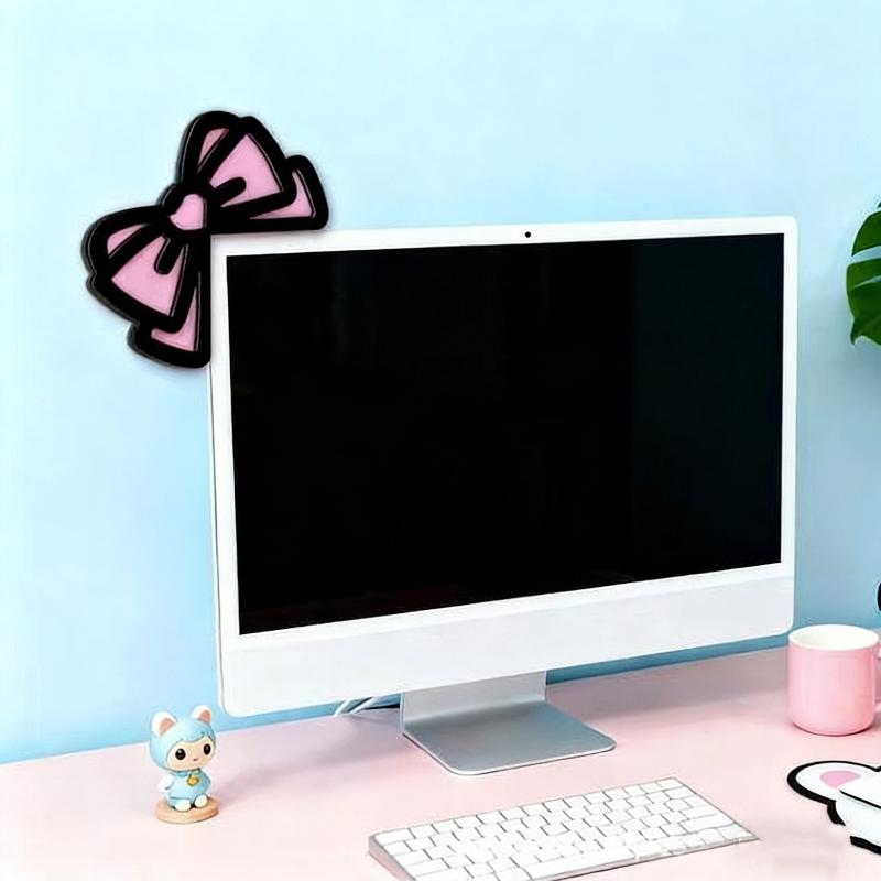 New 1/2Pcs Wooden Bowknot PC A – обзор и цена Tech Accessories For Desk