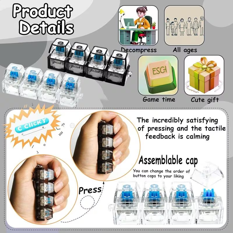 1PC Light Up Keyboard Keychain – обзор и цена Tech Office Accessories