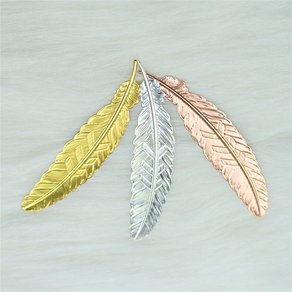 1PC Retro Metal Feather Bookma – обзор и цена Tech Office Accessories