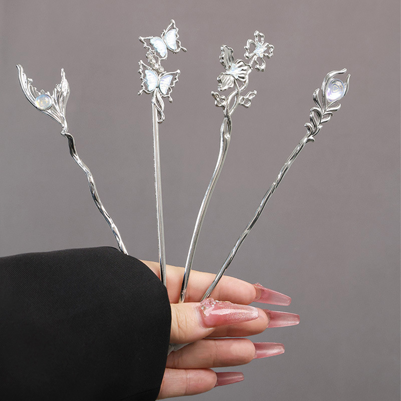 Metal Butterfly Hair Sticks Ch – обзор и цена Vintage Tech Accessories
