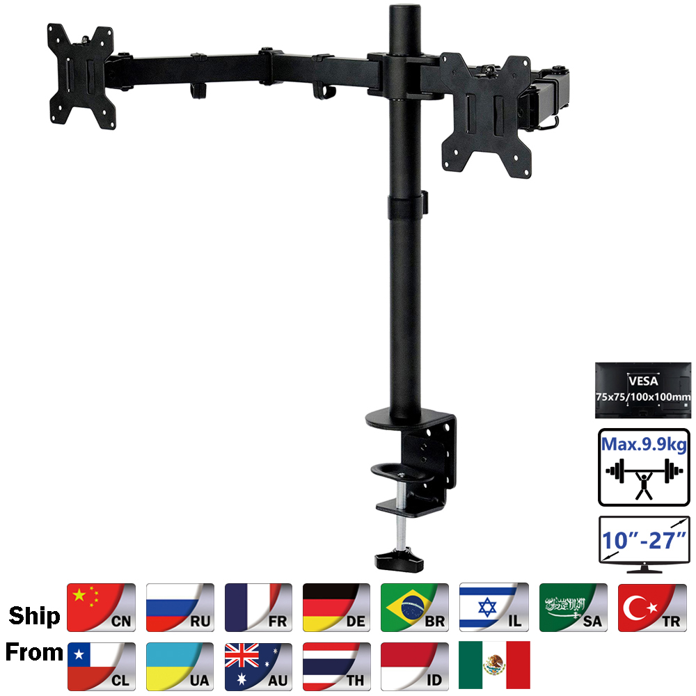 MS02 Desktop Clamping Full Mot – обзор и цена Monitor Arm Single