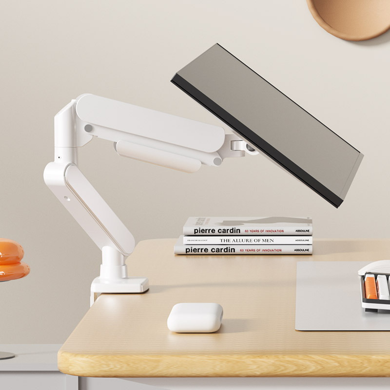 White Single Monitor Arm Desk  – обзор и цена Monitor Arm Single