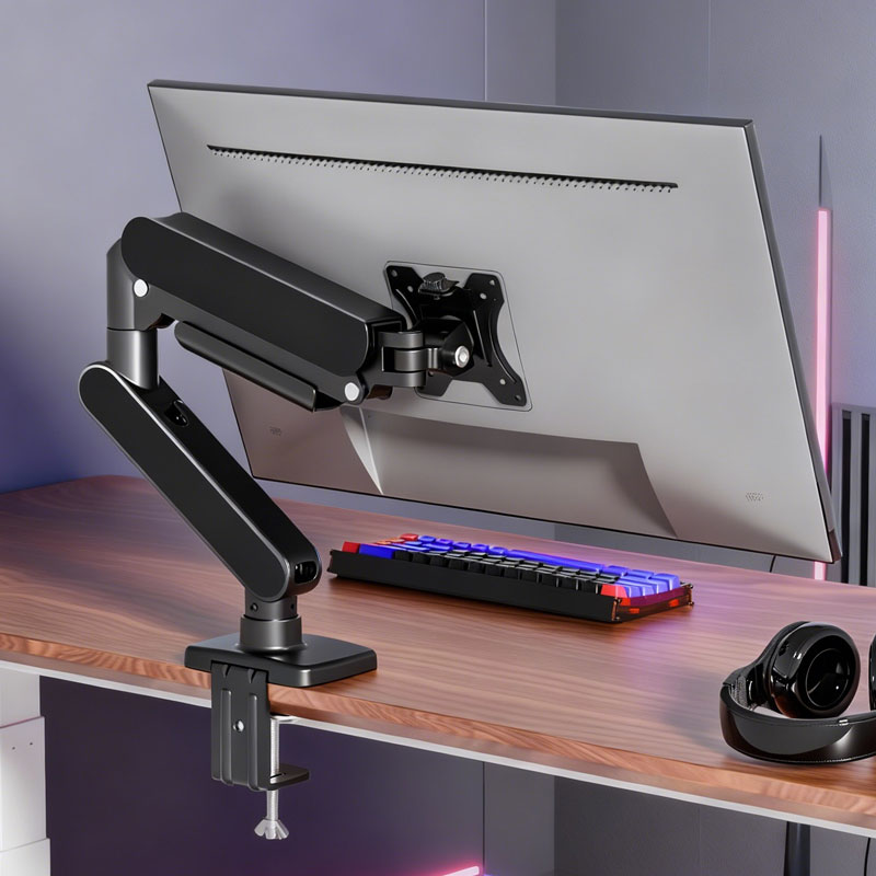 White Single Monitor Arm Desk  – обзор и цена Monitor Arm Single
