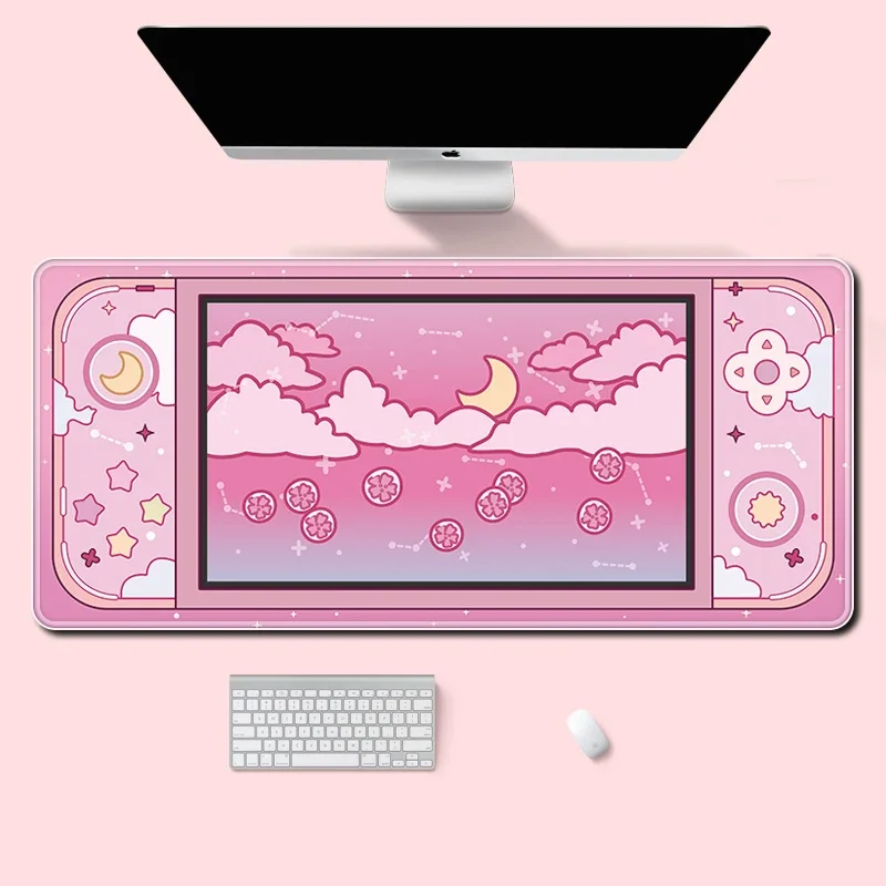 Moon and Stars Large Desk Mat  – обзор и цена Kawaii Tech Accessories
