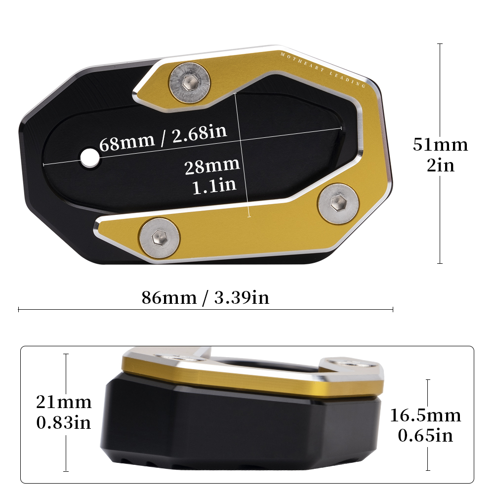 Motorcycle Kickstand Foot Plat – обзор и цена Tech Accessories Stand