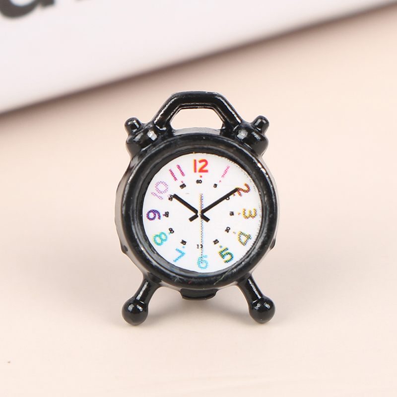 1PC 1:12 Scale Alarm Clock Dol – обзор и цена Tech Home Accessories