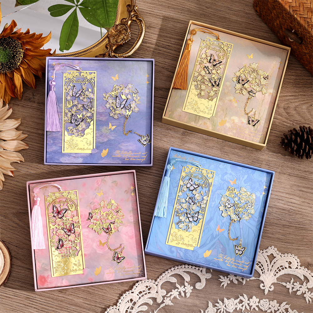 2 Pcs Butterfly Bookmarks With – обзор и цена Vintage Tech Accessories