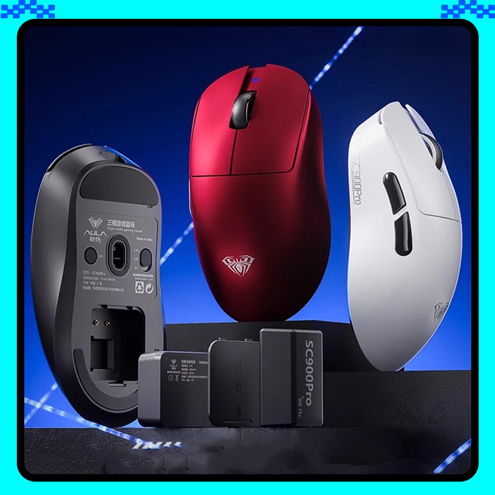 AULA SC900 Mouse Mouse Paw3950 – обзор и цена Power Bank Wireless