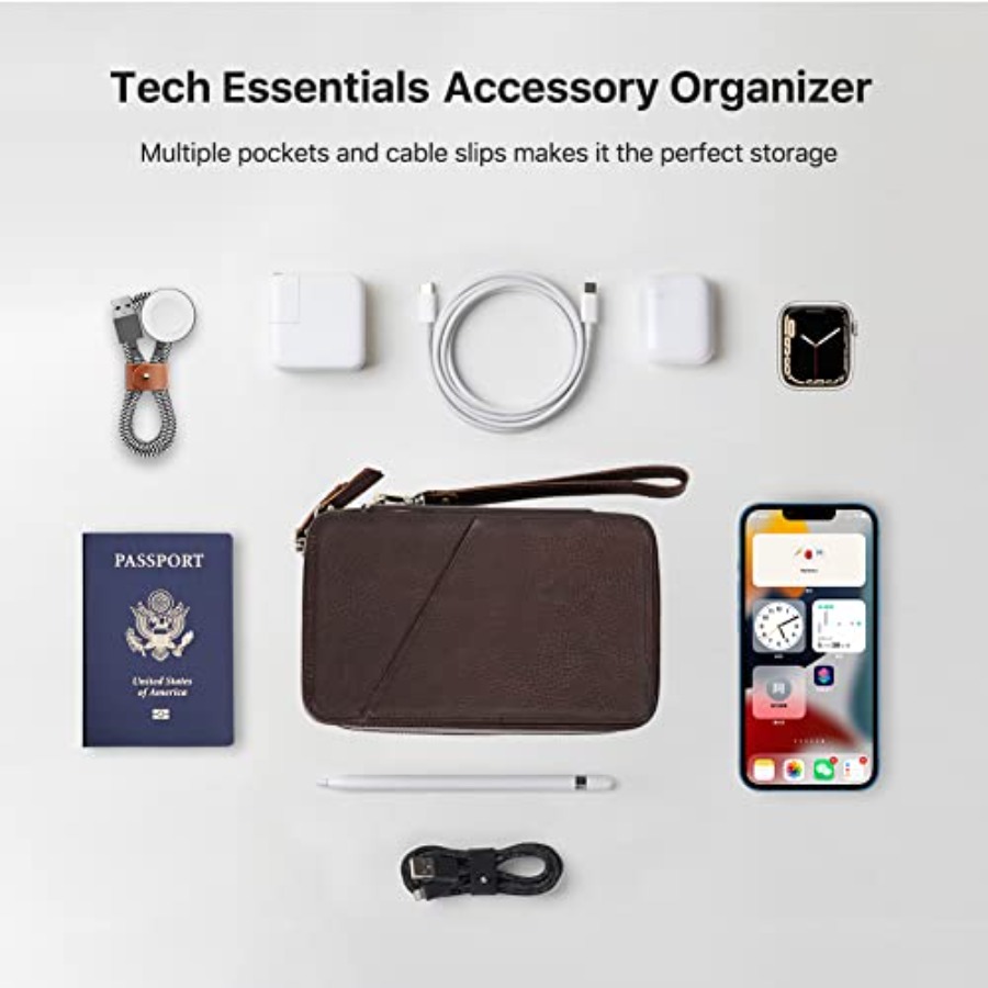 Full Grain Leather Electronic  – обзор и цена Tech Accessories Case