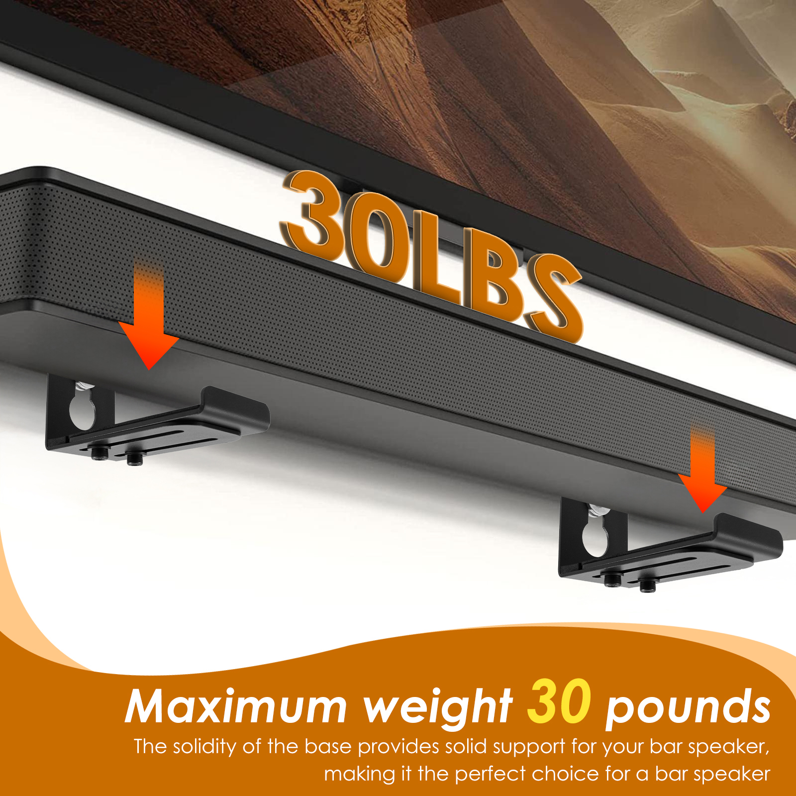2Pcs Soundbar Speaker Stands W – обзор и цена Tech Home Accessories