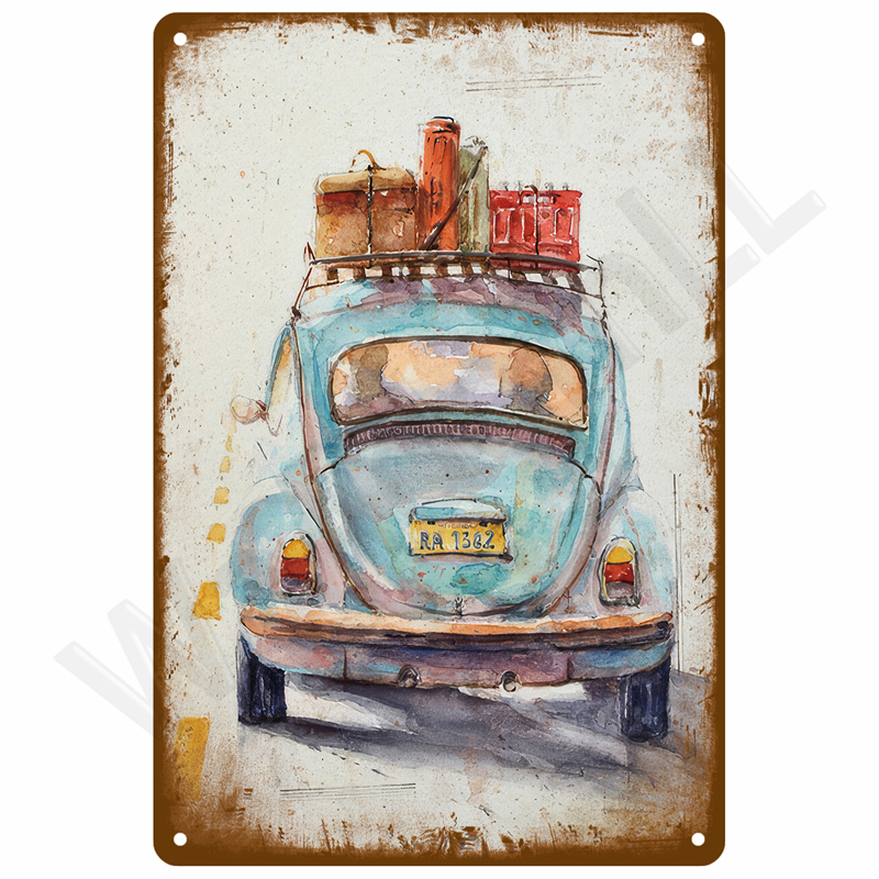 Vintage Metal Plate Tin Sign P – обзор и цена Vintage Tech Accessories