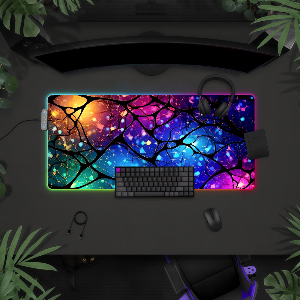 Tech Style Neon Mouse Pad RGB  – обзор и цена Tech Accessories For Desk
