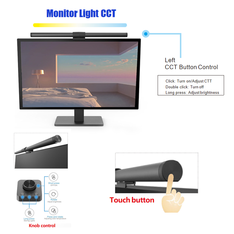 LED Monitor Light Bar controll – обзор и цена Monitor Light Bar