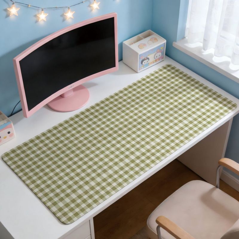 Olive Green Check Design Mouse – обзор и цена Tech Accessories For Desk