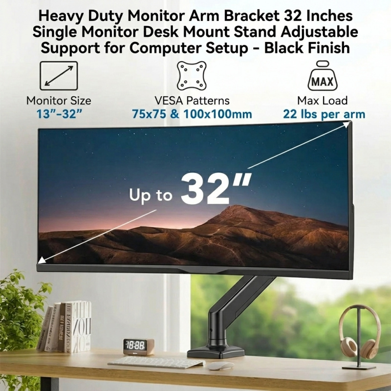 Adjustable Monitor Arm Stand B – обзор и цена Monitor Arm Single