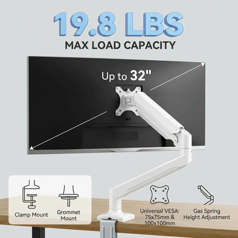 Single Monitor Arm Mount for 1 – обзор и цена Monitor Arm Single