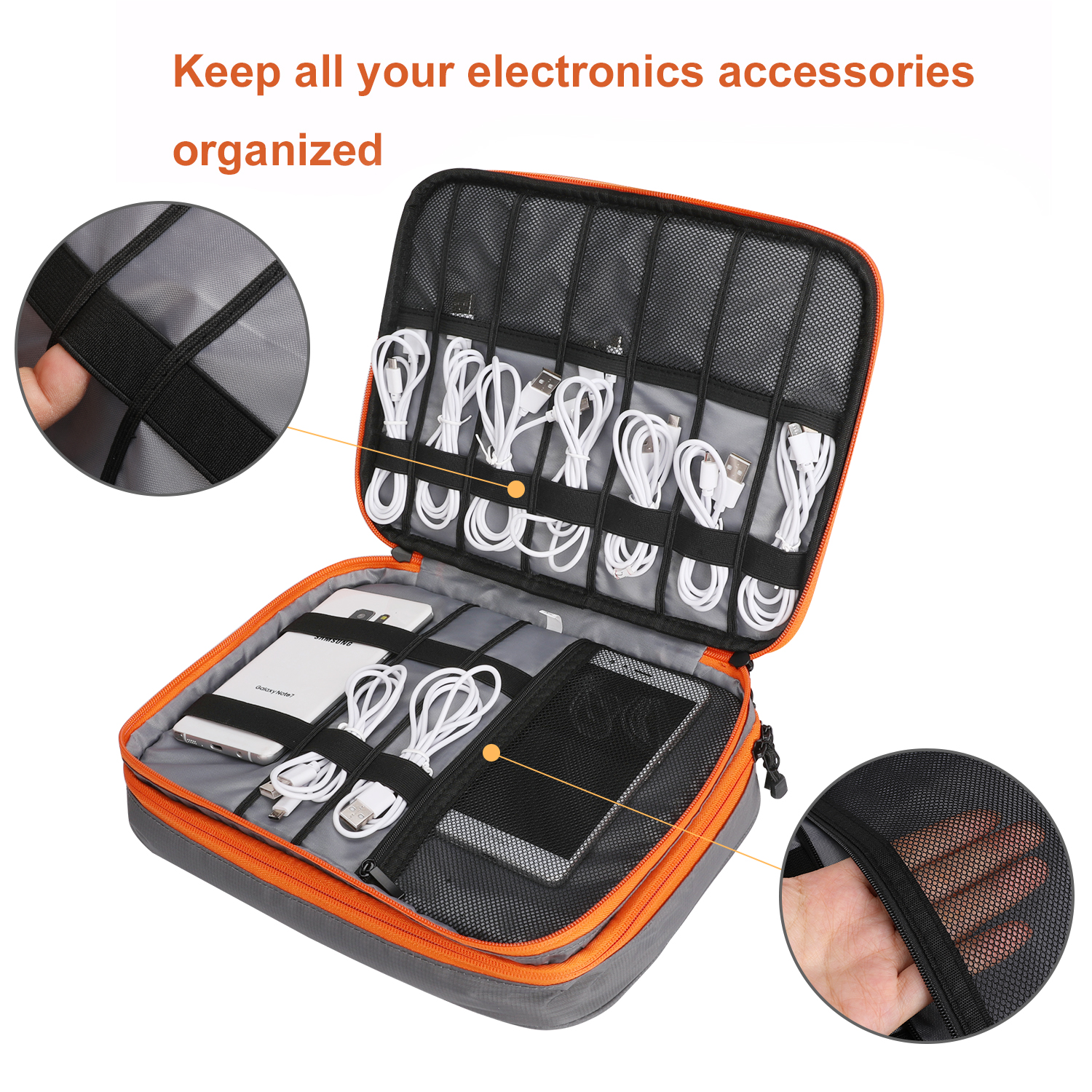 Double Layers Large Capacity T – обзор и цена Tech Accessories Case