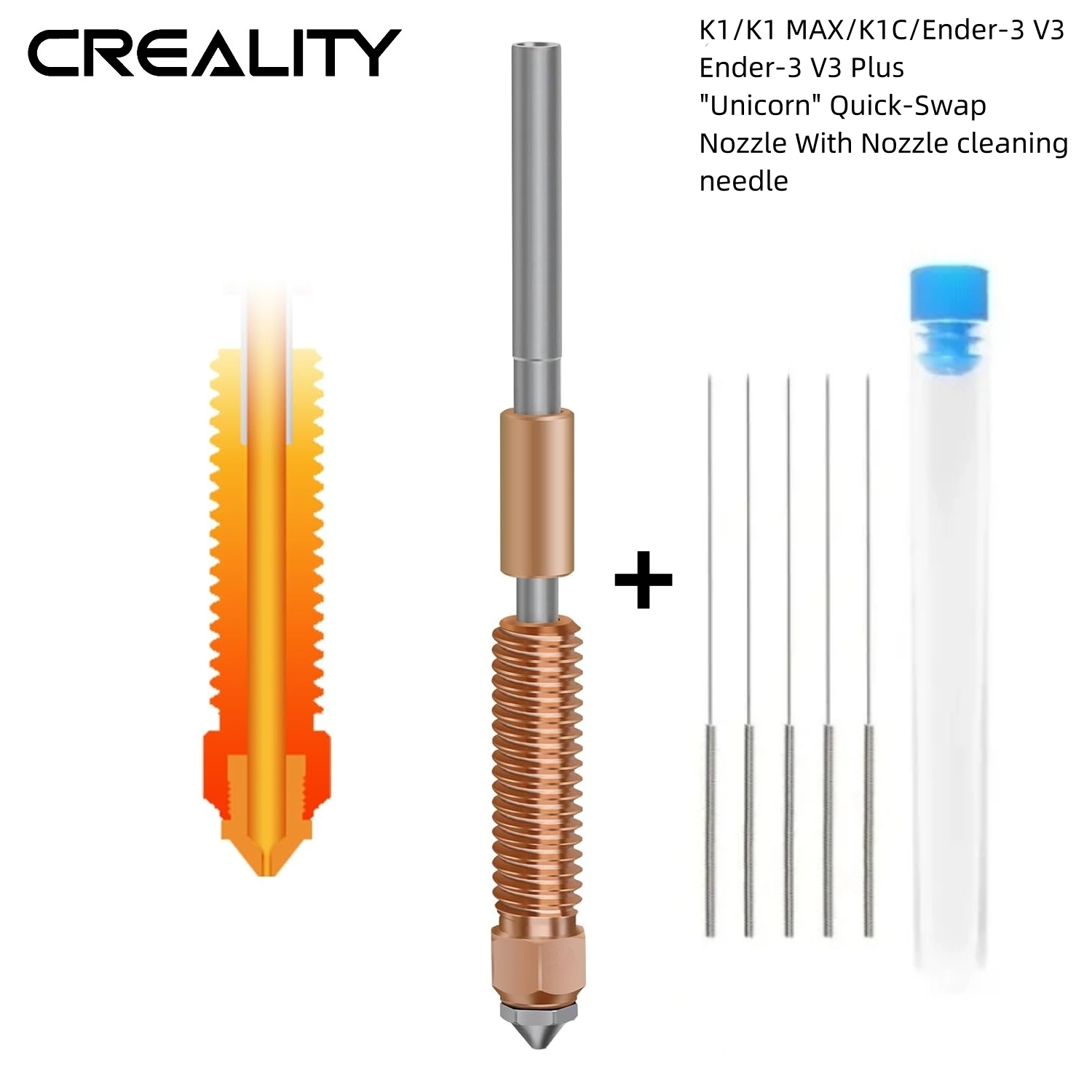 Creality K1C Nozzle Unicorn Qu – обзор и цена Tech Max Accessories